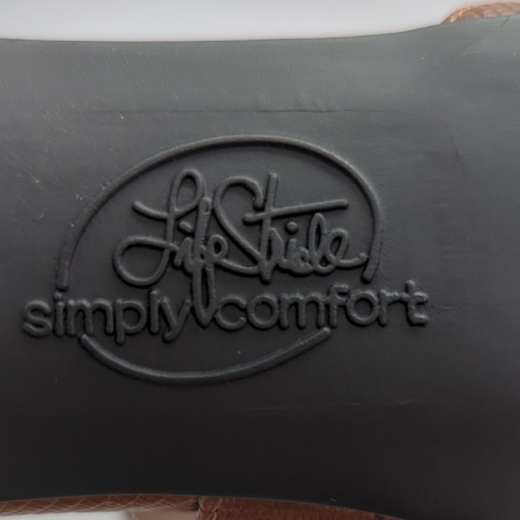 Life Stride Kamala Simply Comfort Faux Leather Pumps 9.5M Brown - Picture 5 of 16